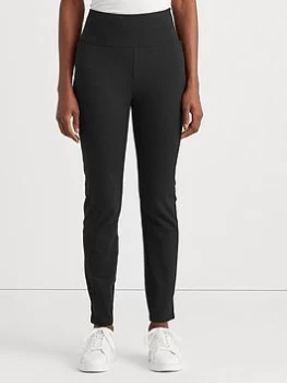 Image of Lauren by Ralph Lauren Adesina-Slim Leg-Pant - Polo Black, Size L, Women