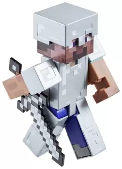 Image of Minecraft Diamond Level Steve Action Figure