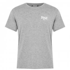Image of Everlast Logo T Shirt Mens - Grey Marl