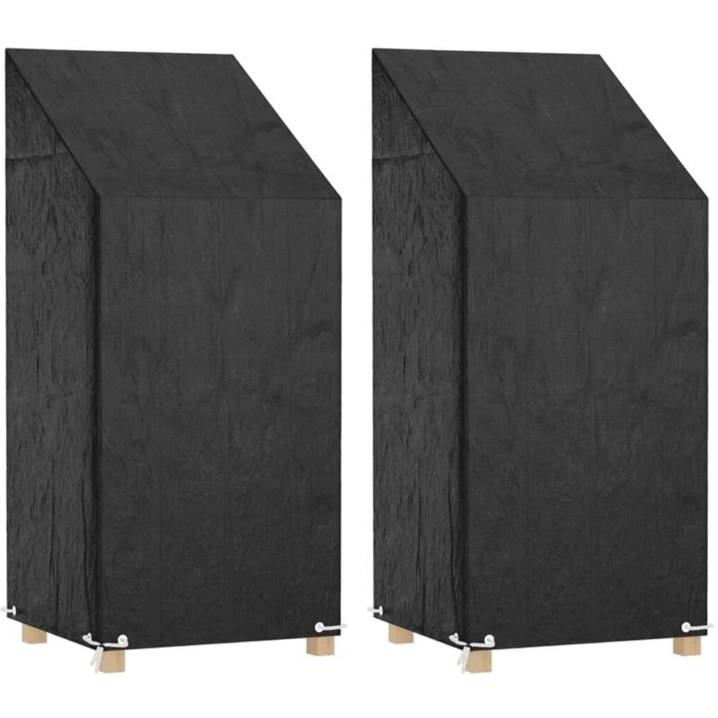 Image of VIDAXL Garden Chair Covers 2 pcs 8 Eyelets 65x65x110/150cm Polyethylene Vidaxl 8720845747497