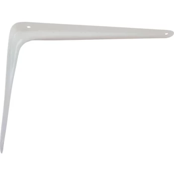 Image of 300MMX250MM White London Pattern Shelf Bracket Pk-2 - Matlock