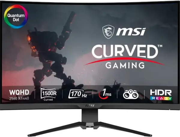 Image of MSI 32" MAG325CQRF Quad HD Curved Gaming LED Monitor
