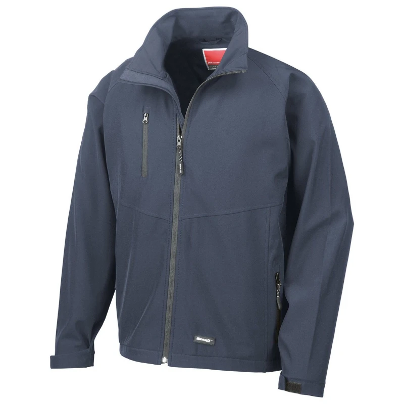 Image of Result Result Men Soft Shell Jacket in Navy Size: X-Small Navy XS Male 5063470774326