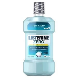 Image of Listerine Zero Mild Mint Mouthwash 500ml