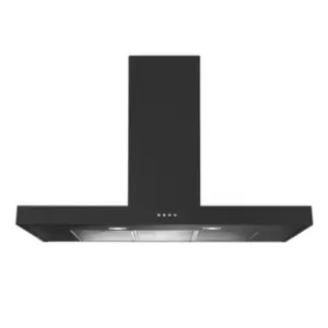 Image of Rangemaster UNBHDS90SL/ 90cm Flat Chimney Hood Finished in Slate