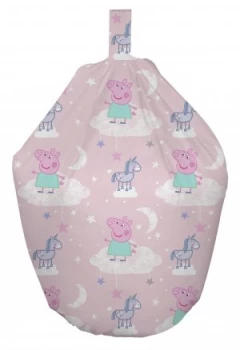 Image of Peppa Pig Stardust Bean Bag - Pink