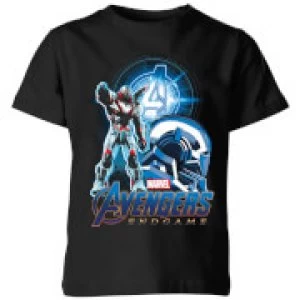 Image of Avengers: Endgame War Machine Suit Kids T-Shirt - Black - 9-10 Years