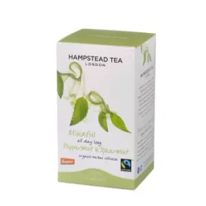 Image of Hampstead Tea Organic Mindful Peppermint & Spearmint 20 Sachets