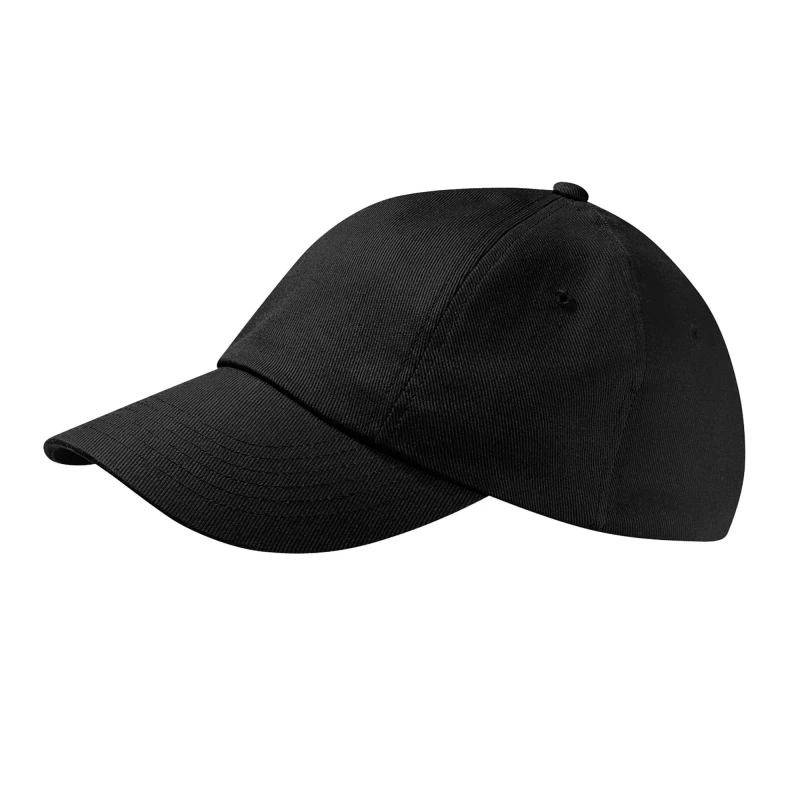 Image of Beechfield Beechfield Men Heavy Drill Low Profile Cap in Black One Size Male 5063377407907