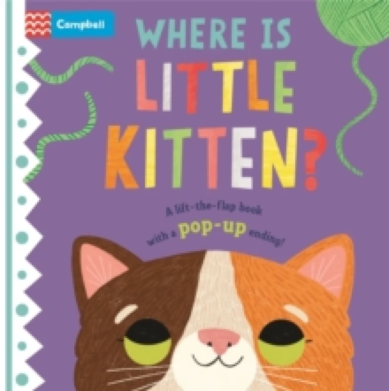 Image of Where is Little Kitten? The lift-the-flap book with a pop-up ending! Board book
