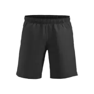 Image of Clique Unisex Adult Hollis Shorts (XL) (Black/White)
