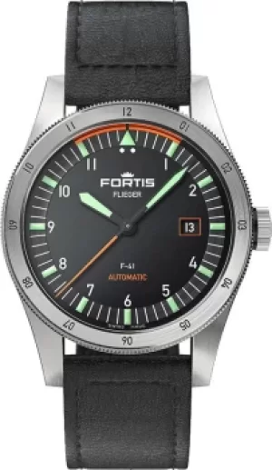 Image of Fortis Watch Flieger F-41 Automatic On Aviator Strap