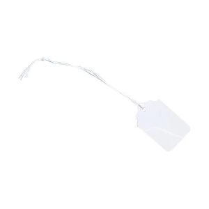Image of Strung Tickets Durable 46mm x 30mm White 1 x Pack of 1000