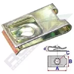 Image of ROMIX Nut VW,AUDI,SKODA 16307 N0154581,N0154581,N0154581 N0154581