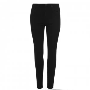 Image of Hudson Barbara High Rise Super Skinny Jeans - BLACK