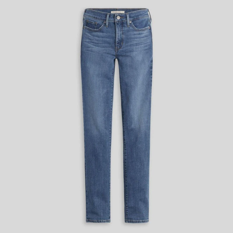 Image of Levis 314 Shaping Straight Jeans - Blue Blue 32 L32