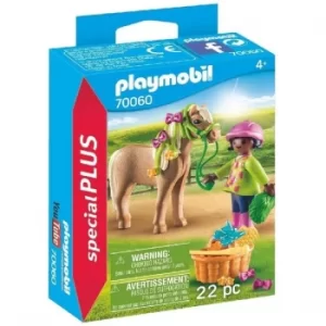 Image of Playmobil Special Plus Girl With Pony Playset