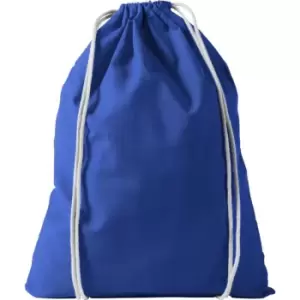 Image of Bullet Oregon Cotton Premium Rucksack (44 x 32 cm) (Royal Blue) - Royal Blue