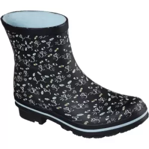 Image of Skechers Womens BOBS Rain Check Misty Eye Wellington Boots UK Size 6 (EU 39)