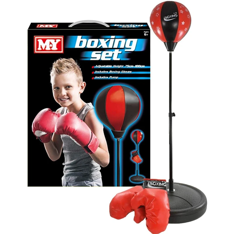 Image of M.Y Kids Boxing Set with Gloves Multi