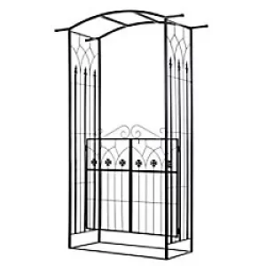 Image of OutSunny Garden Arch 844-254 Matte Black 2120 x 1310 x 490 mm