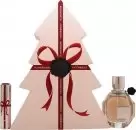 Image of Viktor & Rolf FlowerBomb Christmas Edition Gift Set 50ml Eau de Parfum + 5g Lipstick