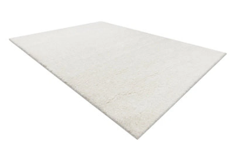 Image of RugsX Carpet Buenos 7001 Shaggy Plain, Single Color White 60X100 Cm
