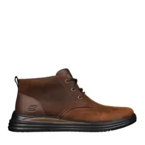 Image of Skechers Top Lace Up Boot - Brown