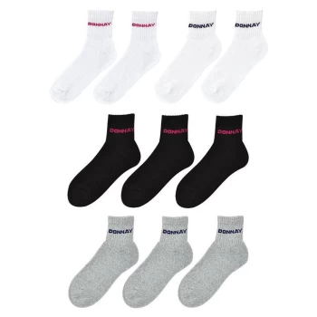 Image of Donnay Quarter Socks 10 Pack Childrens - Multi Asst