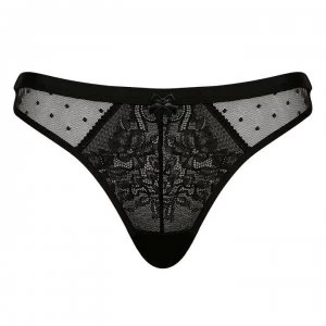 Image of Figleaves Isobella Brazilian Brief - Black