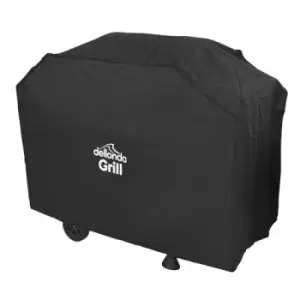 Image of Dellonda Black PVC Cover for BBQs, Water-Resistant 1150 x 920mm