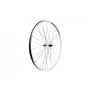 Image of Wilkinson Wheel Alloy 700c Road Silver Narrow Section Single Wall Q/R Front