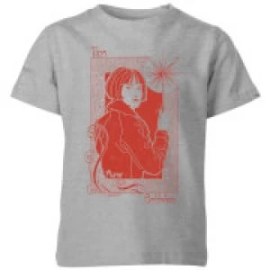 Image of Fantastic Beasts Tina Goldstein Kids T-Shirt - Grey - 7-8 Years