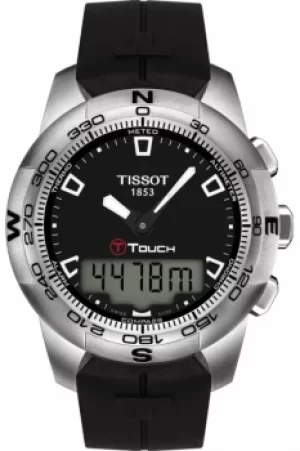 Image of Mens Tissot T-Touch II Alarm Chronograph Watch T0474201705100