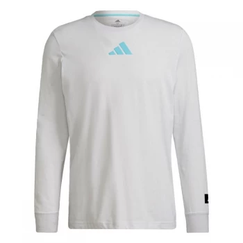 Image of adidas Graphic T-Shirt Mens - Crystal White