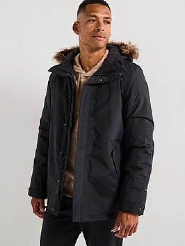 Image of The North Face Zaneck Warm Hooded Parka black/black Men S;XXL