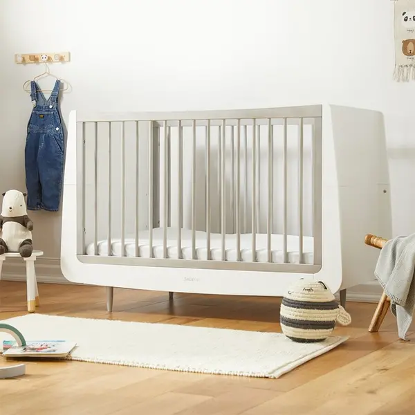Image of SnuzKot Skandi Cot Bed 'Silver Birch'
