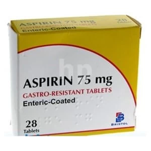 Image of Bristol Enteric Coated Aspirin Tablets 75mg 28s
