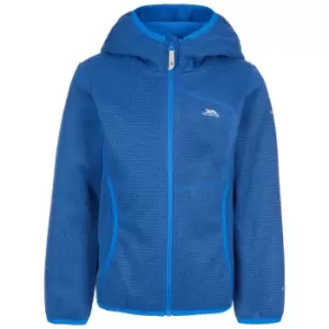 Image of Trespass Childrens/Kids Shove Melange Fleece Jacket (5-6 Years) (Blue)
