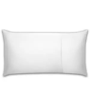 Image of Belledorm Pima Cotton 450 Thread Count Bolster Pillowcase (One Size) (White) - White