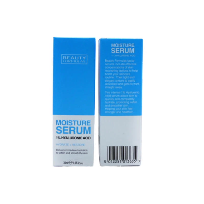 Image of Beauty Formulas Moisturising 1% Hyaluronic Acid Facial Serum - 30ml 474776