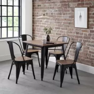 Image of Julian Bowen Grafton Square Four Seater Dining Table