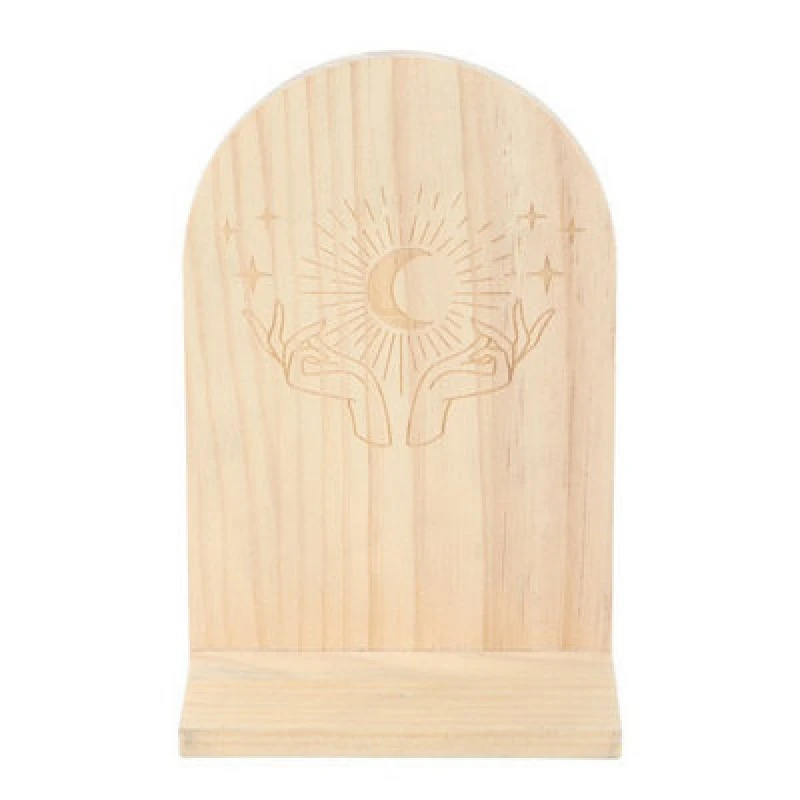 Image of Something Different Something Different Mystical Hands Incense Holder Shelf in Natural Natural One Size Unisex 5063574394710