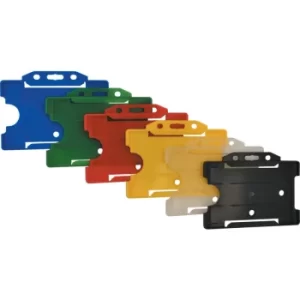 Image of Single Sided Swipe Card Holder Green Pk-25