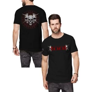 Image of Tool - Skull Spikes Unisex Medium T-Shirt - Black