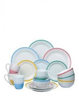 Image of Waterside Sorbet Mix And Match 16 Piece Dinner Set