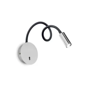Image of Focus LED 1 Light Wall Light Chrome