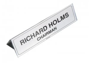 Image of Name Holder 210x65mm Transparent Ibnp2 - 5 Pack