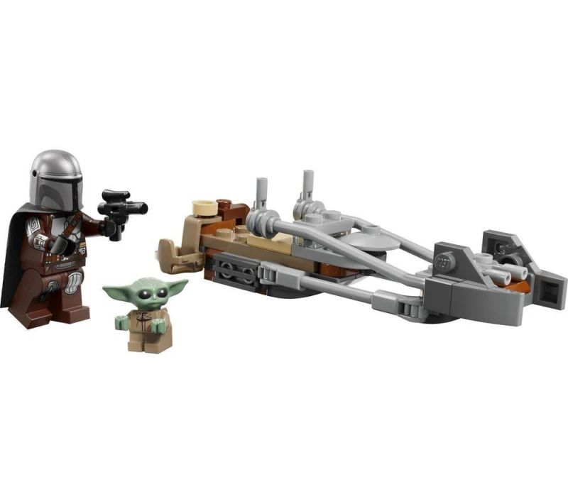 Image of LEGO Star Wars 75436 The Mandalorian & Grogu's Speeder Bike Set 5702018062951