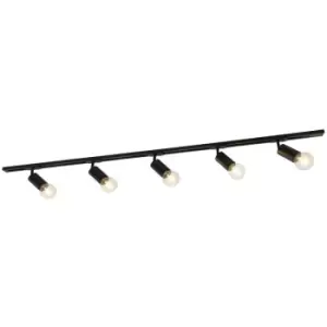 Image of Netlighting Marvi Modern 5 Light Ceiling Spotlight Bar, E27 - ITL922521-5-BL-SET